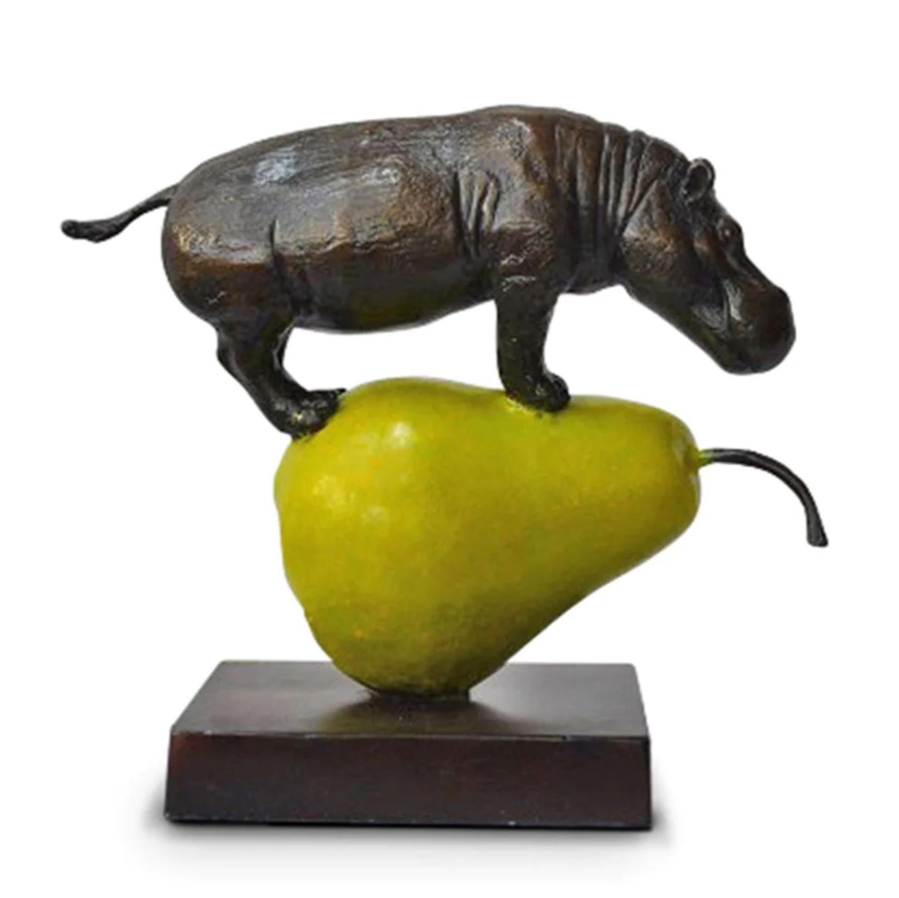 Authentic Bronze The Hippo Was just Pearfect.. Sculpture by Gillie and Marc  For Sale 6