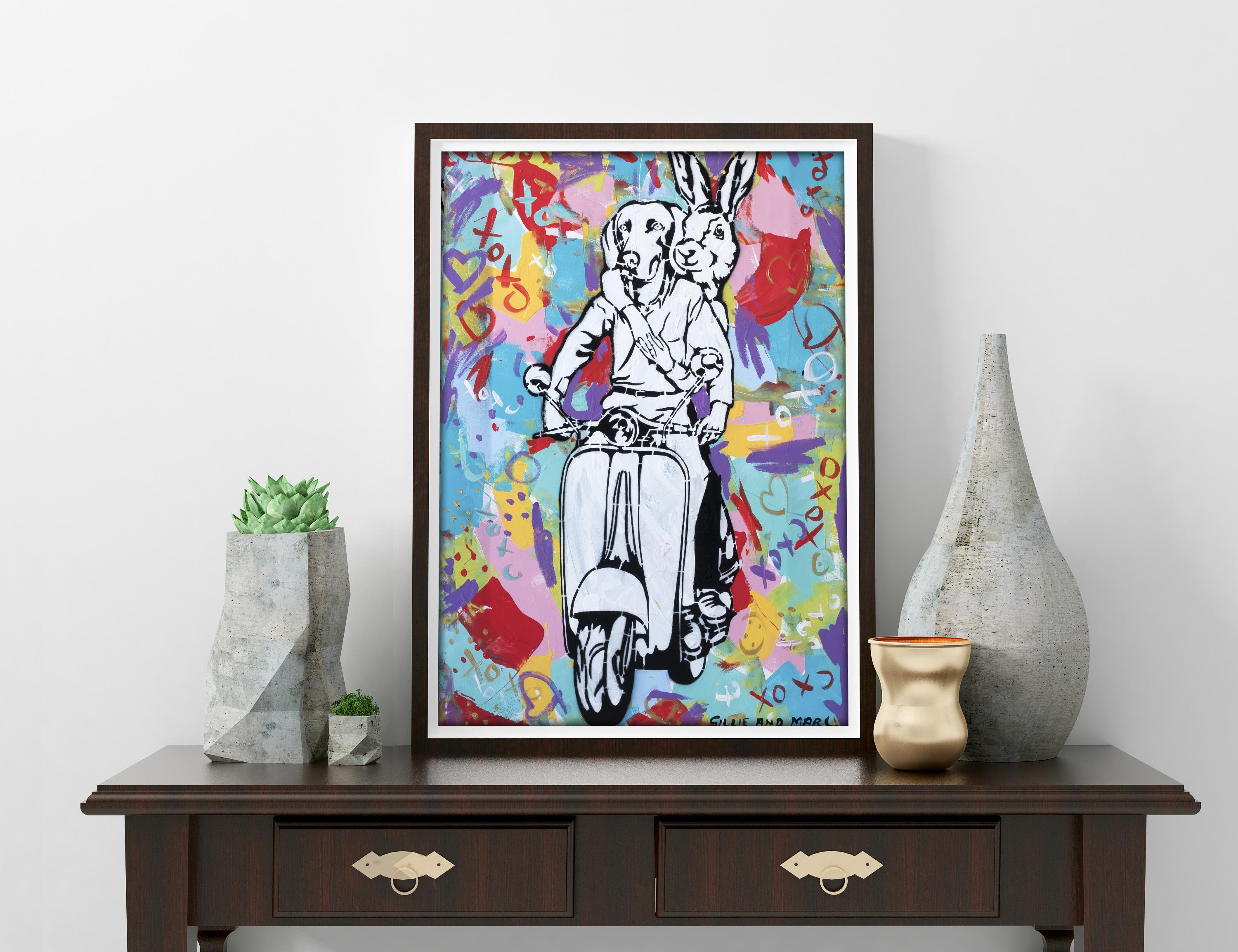 Pop Art - Animal Print - Gillie and Marc - Limited Edition - World travellers For Sale 3