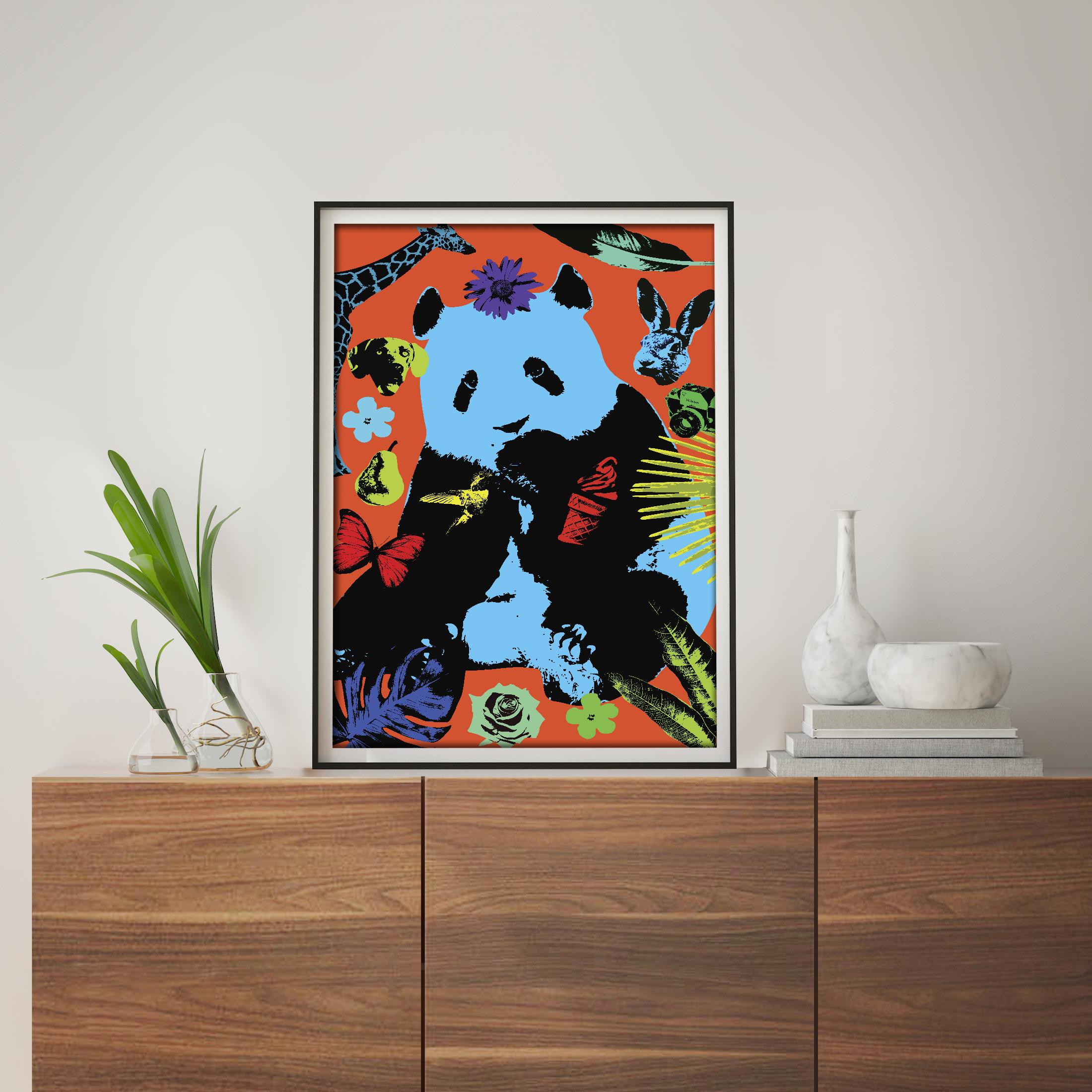 Title: A few of our favourite things plus pandas
Limited edition Print

Gillie and Marc’s paintings are signed, limited-editions and are produced on Entrada Rag Bright 300gsm, 100% acid free, 100% cotton rag paper, with a 40mm white