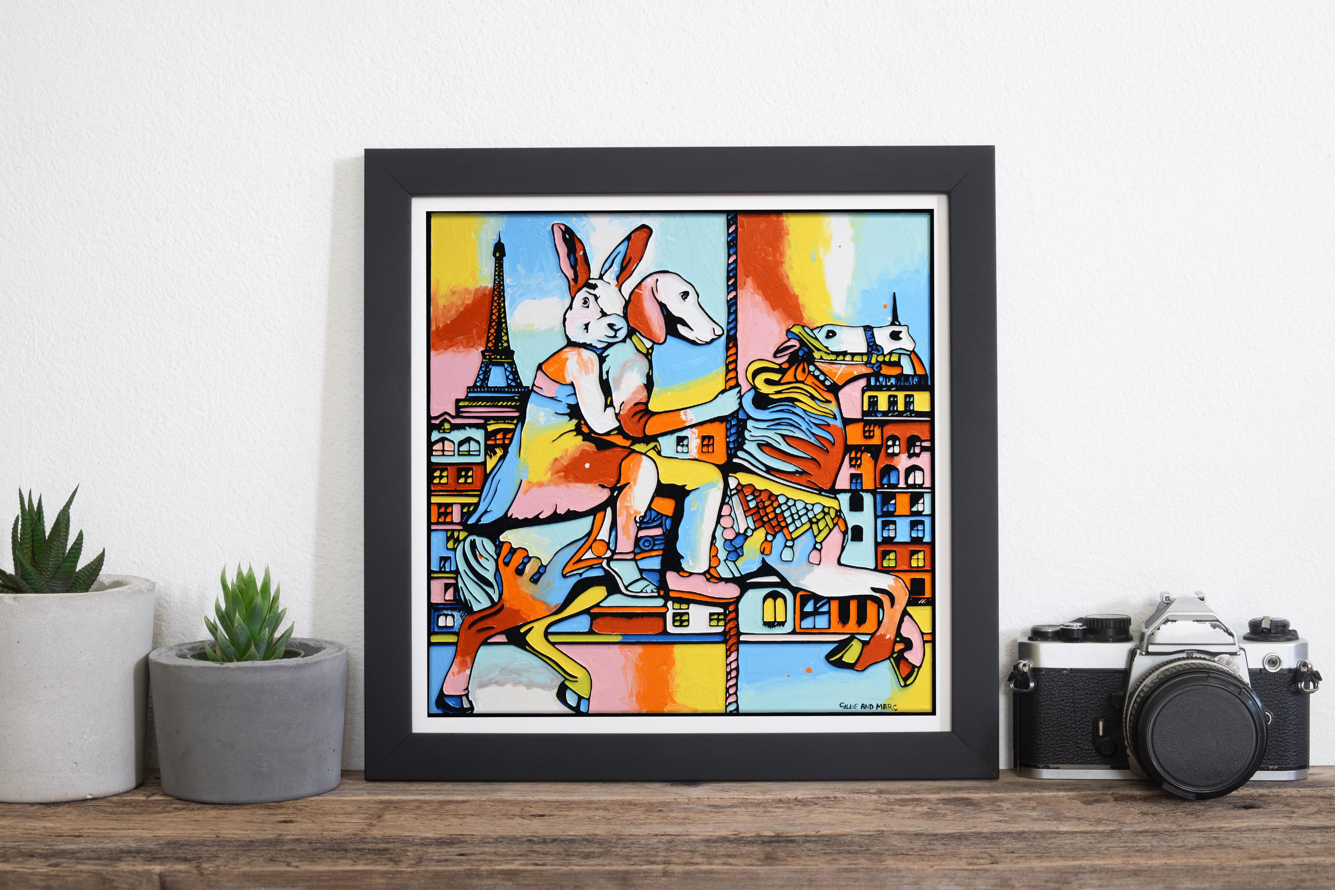 Pop Art - Animal Print - Gillie and Marc - Limited Edition - Love, fun & fairs For Sale 2
