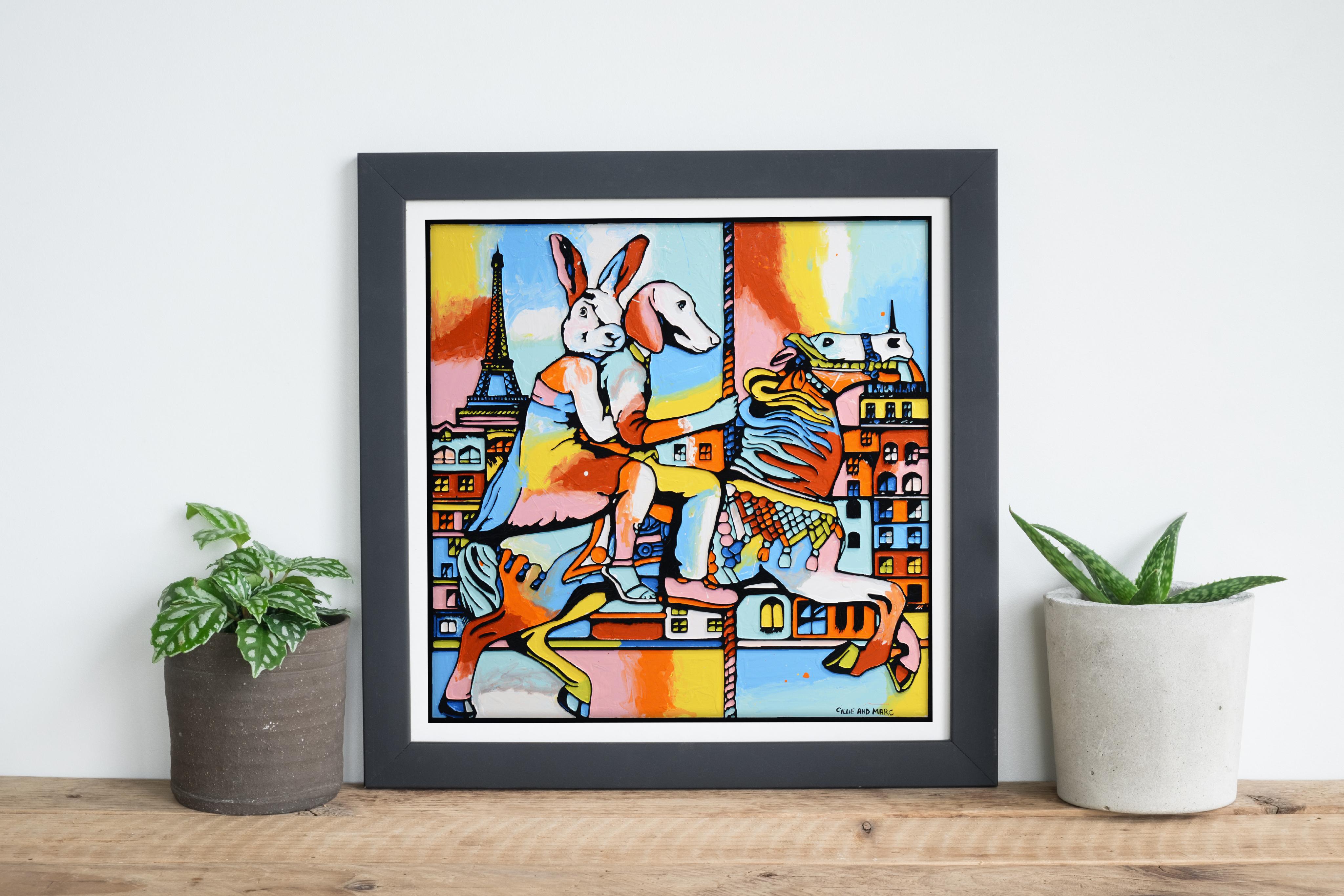 Pop Art - Animal Print - Gillie and Marc - Limited Edition - Love, fun & fairs For Sale 5