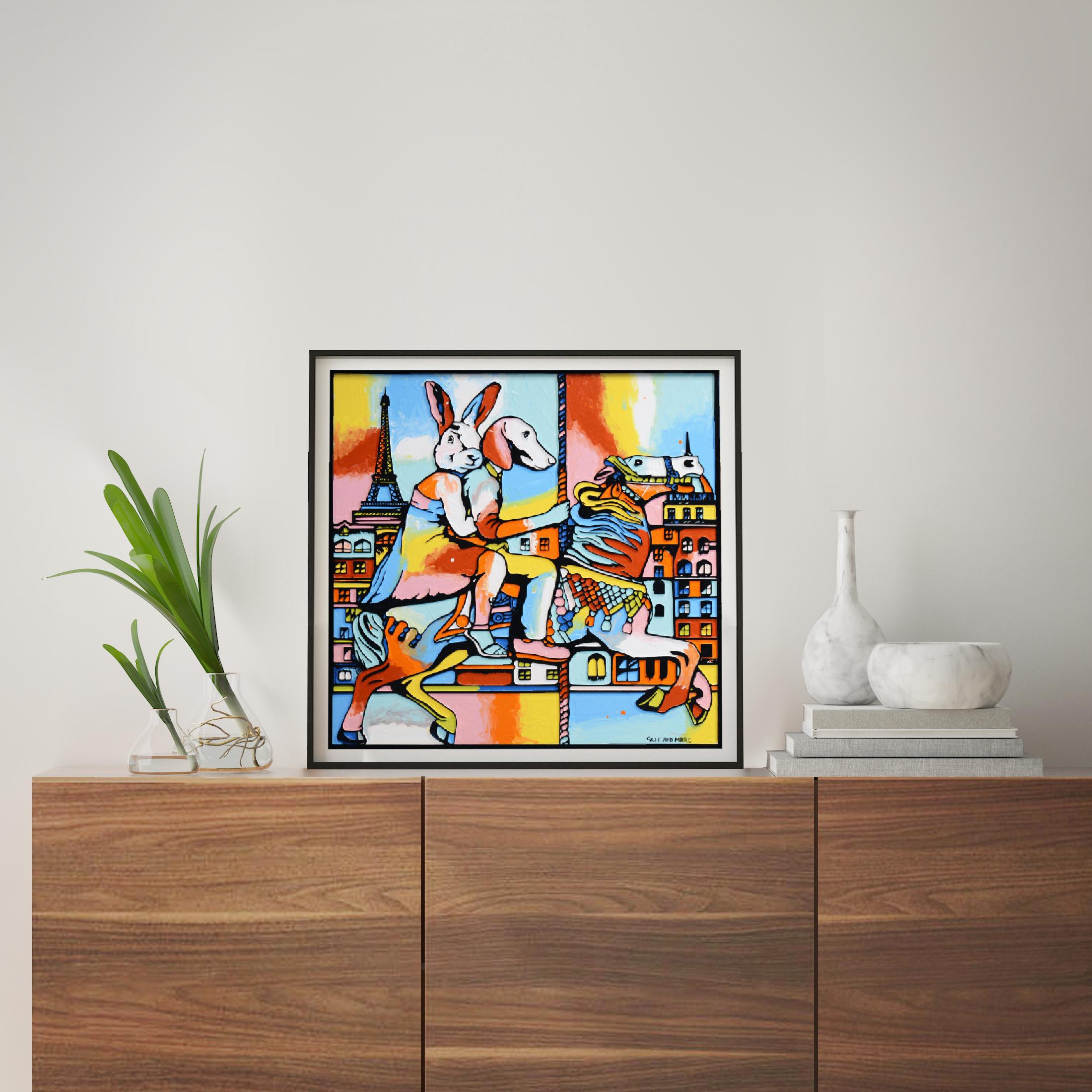 Pop Art - Animal Print - Gillie and Marc - Limited Edition - Love, fun & fairs For Sale 6