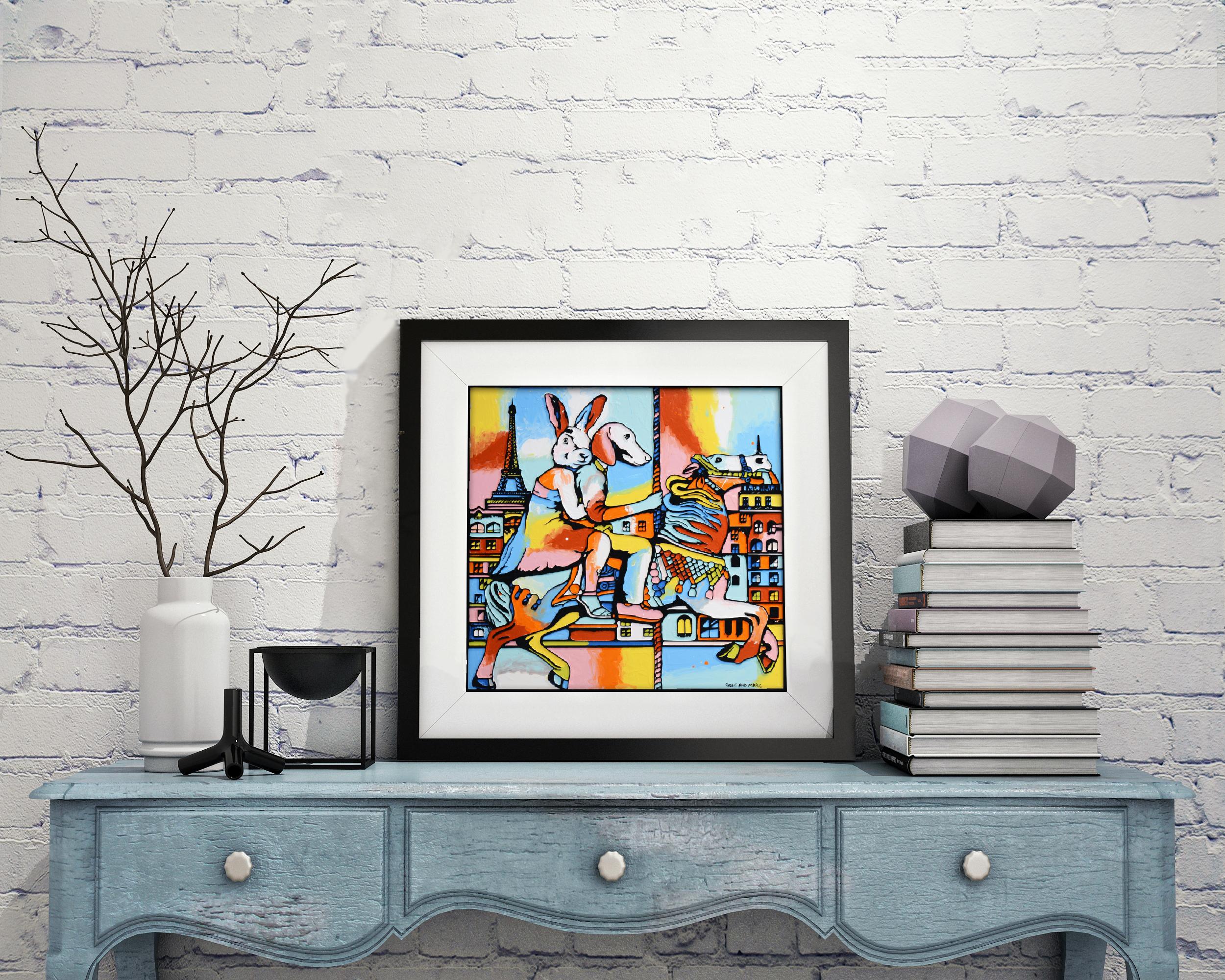 Pop Art - Animal Print - Gillie and Marc - Limited Edition - Love, fun & fairs For Sale 7