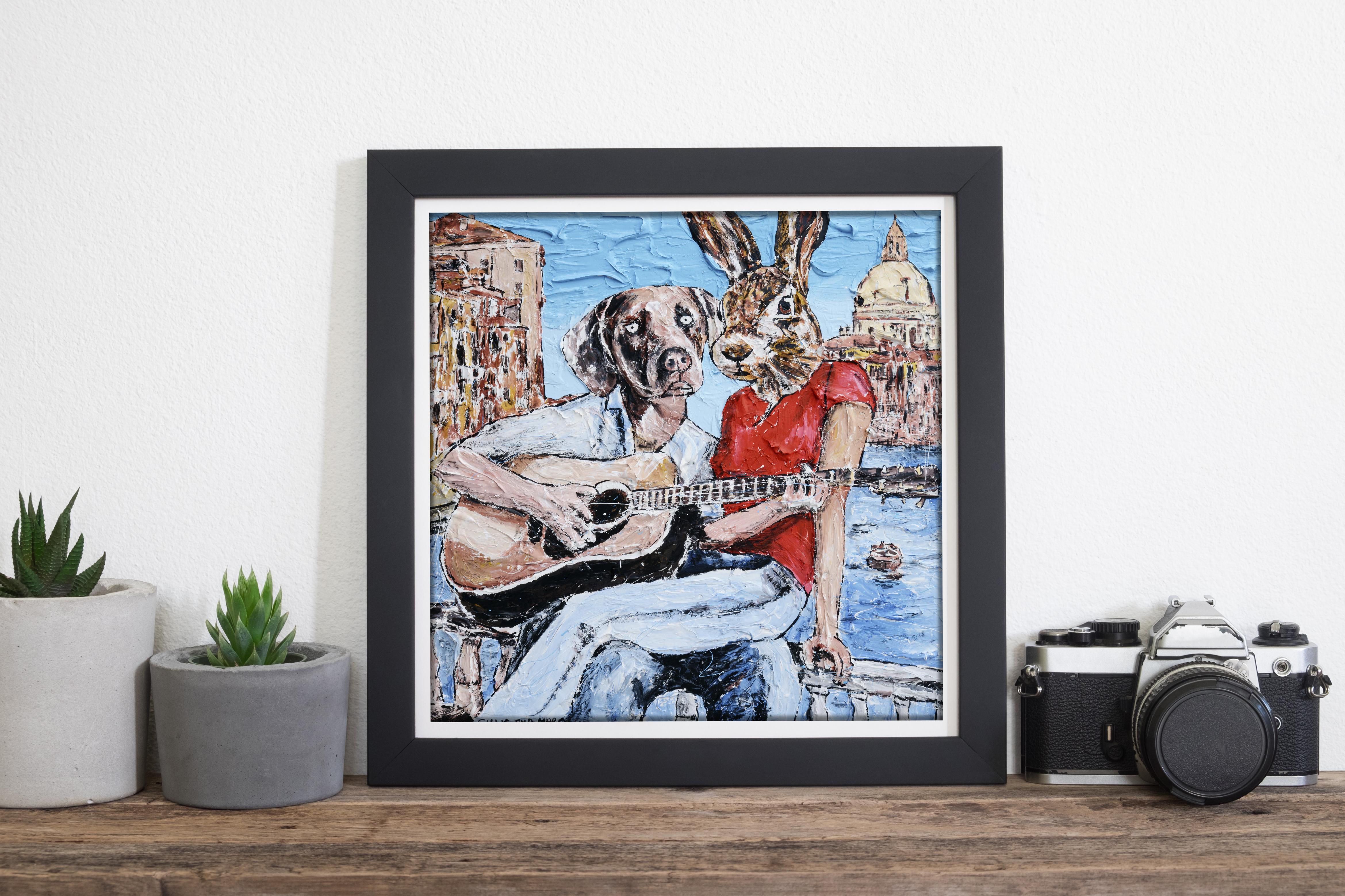 Title: He only sang to her
Limited edition Print

Gillie and Marc’s paintings are signed, limited-editions and are produced on Entrada Rag Bright 300gsm, 100% acid free, 100% cotton rag paper, with a 40mm white border.  

IMPORTANT: Buying online is