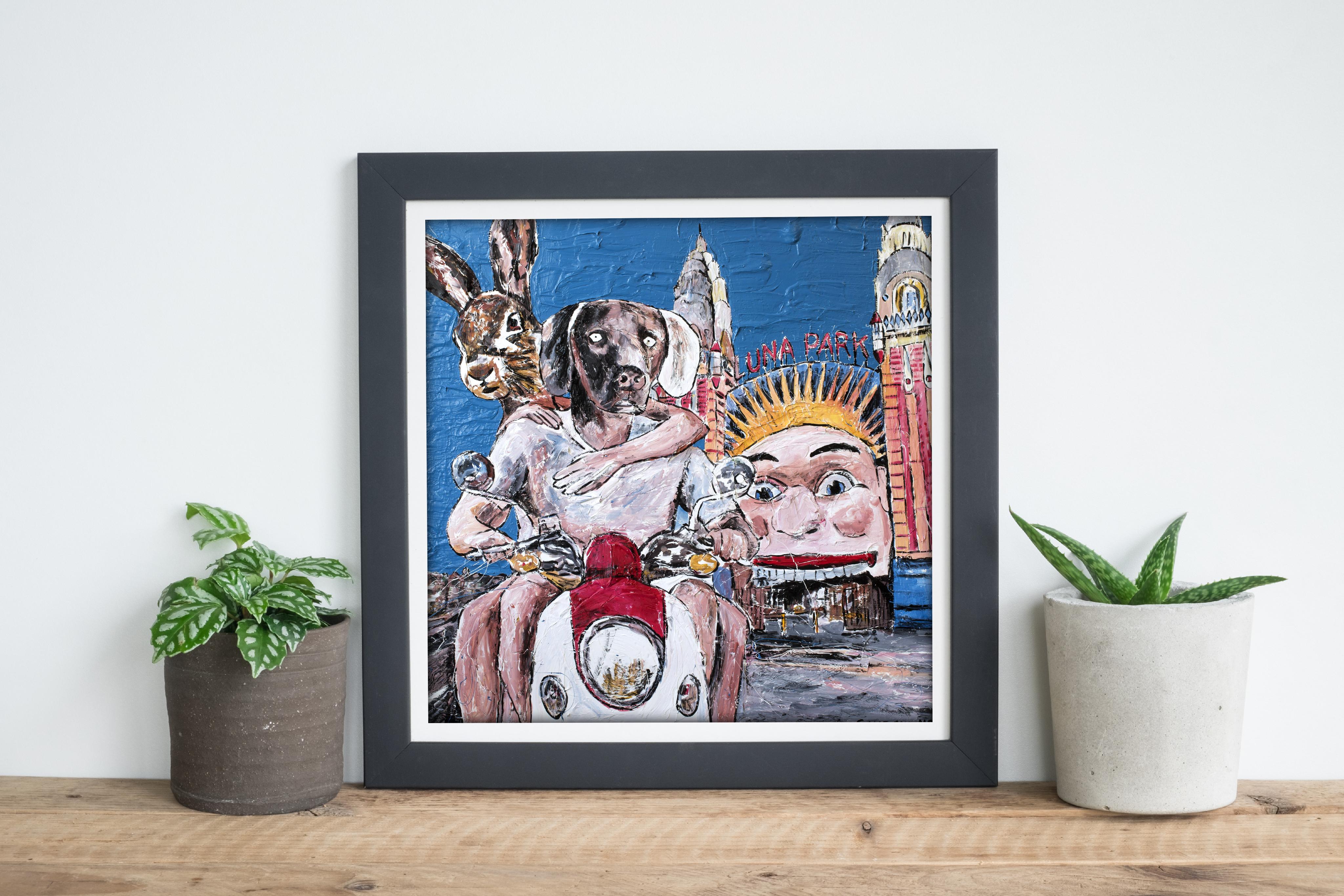 Animal Painting Print - Gillie and Marc - Limited Edition - Laugh - Sydney   For Sale 4