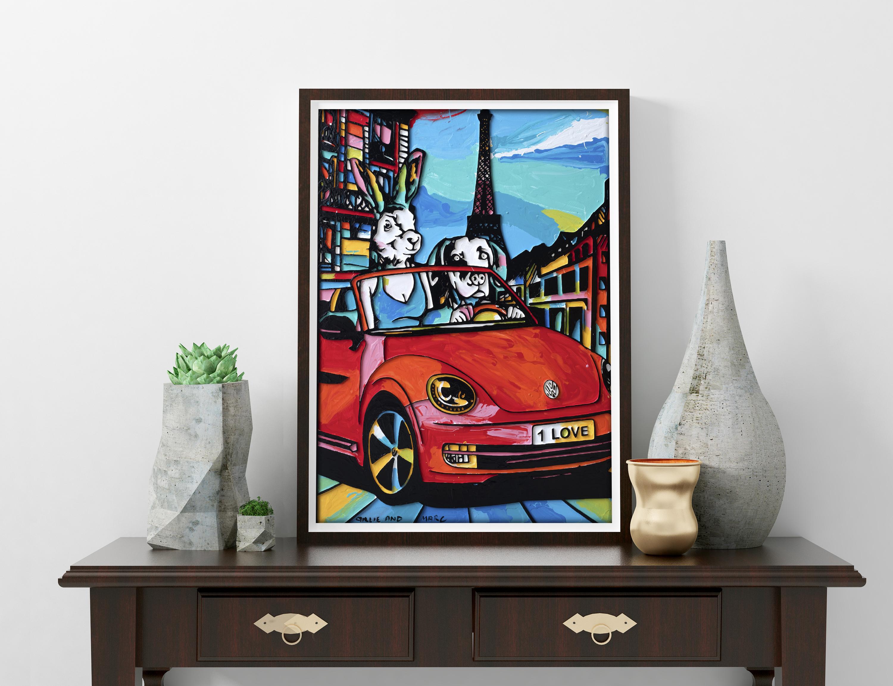 Animal Print - Pop Art - Gillie and Marc - Limited Edition - Exploring Paris For Sale 6