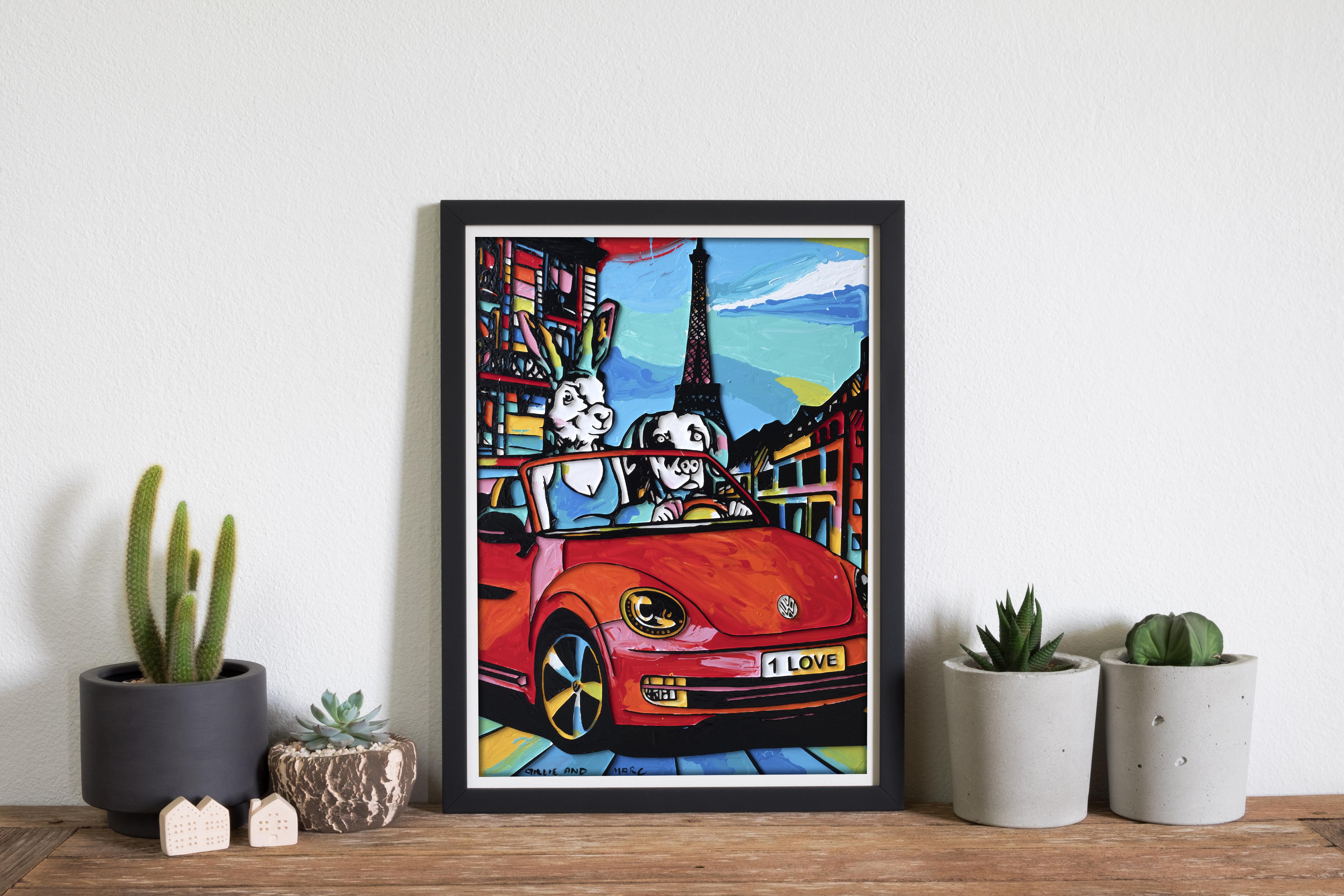 Animal Print - Pop Art - Gillie and Marc - Limited Edition - Exploring Paris For Sale 7