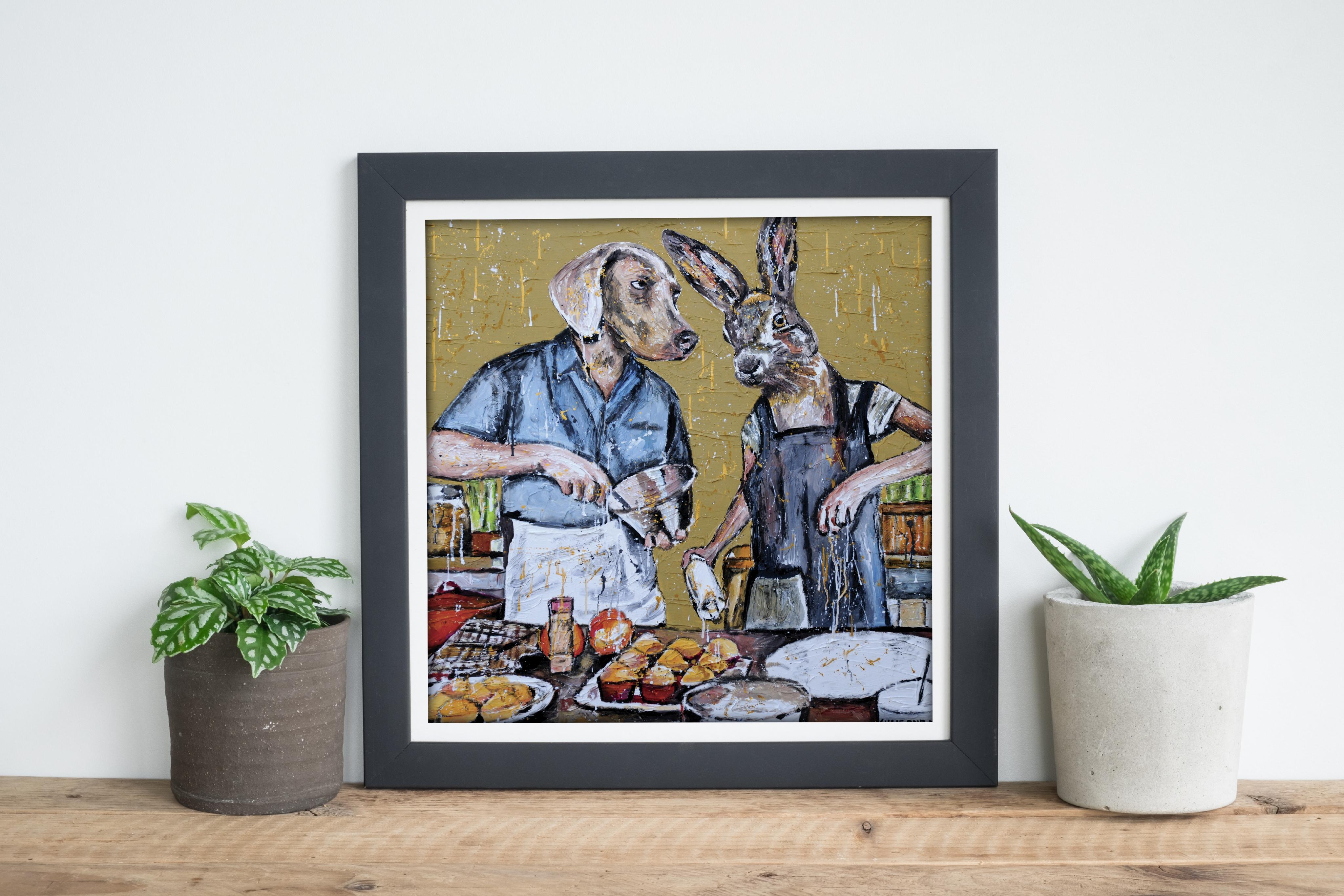 Animal Print - Gillie and Marc - Limited Edition - Art - Tonight for Dessert For Sale 1