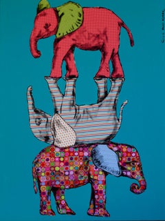 Painting Print - Gillie and Marc - Art - Limited Edition - Wildlife - Elephant