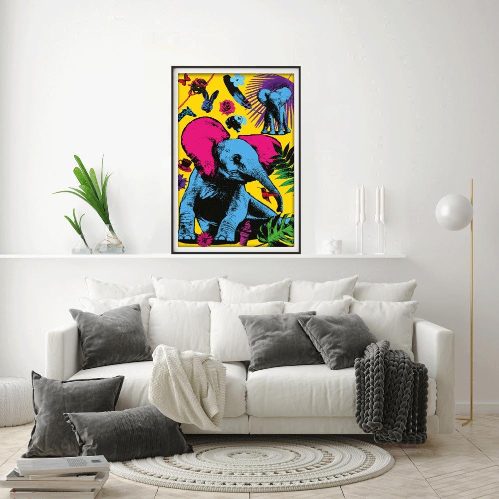 Animal Print - Gillie and Marc - Art - Limited Edition - Wildlife - Elephants For Sale 1