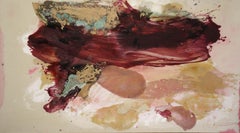 Crimson II by Emma Ferguson- Mixed Media, Abstract Painting, 21st Century