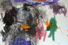 Bridge at Urbania by Sargy Mann - Gouache on paper