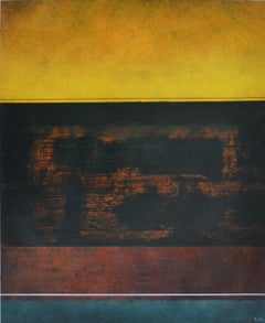 Beneath by Richard Adams- Mixed Media, Abstract Painting, 21st Century