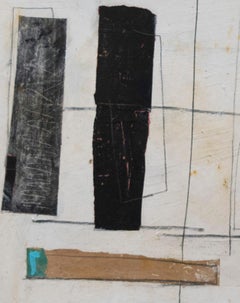 Troy by Andrew Johnstone - Mixed Media on Board, Abstract Painting, British Art