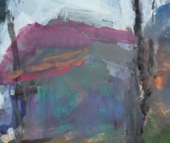 Deserted Farmhouse, Thundery Light by Sargy Mann - Gouache