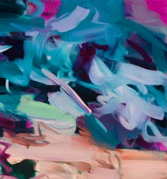 Glimmer by Rebecca Meanley - 21st Century, oil on canvas