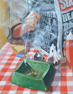 Lobster Red by Andrew Hunt, Figurative realism, oil on canvas