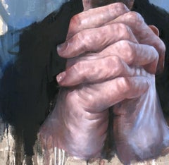 Silent Words by Andrew Hunt - Figurative realism, oil on canvas