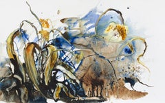 Temporal Translation by Ilana Manolson, acrylic on yupo paper on board