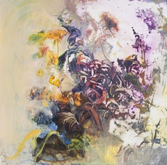 Autumn Release by Ilana Manolson, acrylic on yupo paper on board - 21st Century