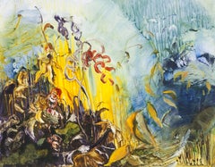 Yala by Ilana Manolson, acrylic on yupo paper on board, 21st Century