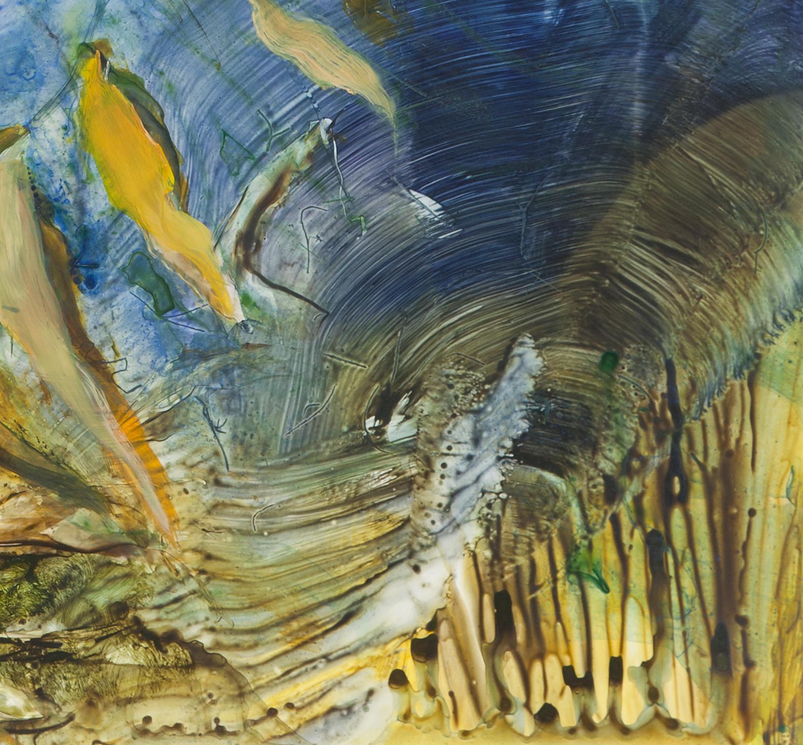 Yala by Ilana Manolson, acrylic on yupo paper on board, 21st Century For Sale 1