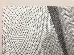Fluidity 2 pen on paper, black and white drawing, optical illusion artwork