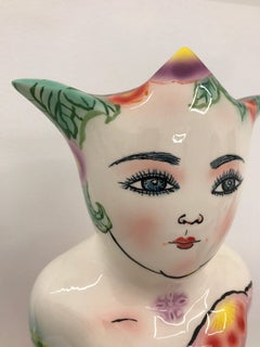 Pika-chan Elephant - Contemporary, whimsical colorful Japanese, Arita porcelain