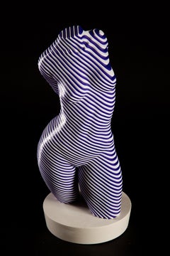 Roxie..Contemporary plexiglass sculpture, nude female, suitable outdoor display 