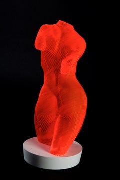 Roxie..Contemporary plexiglass sculpture, nude female, suitable outdoor display