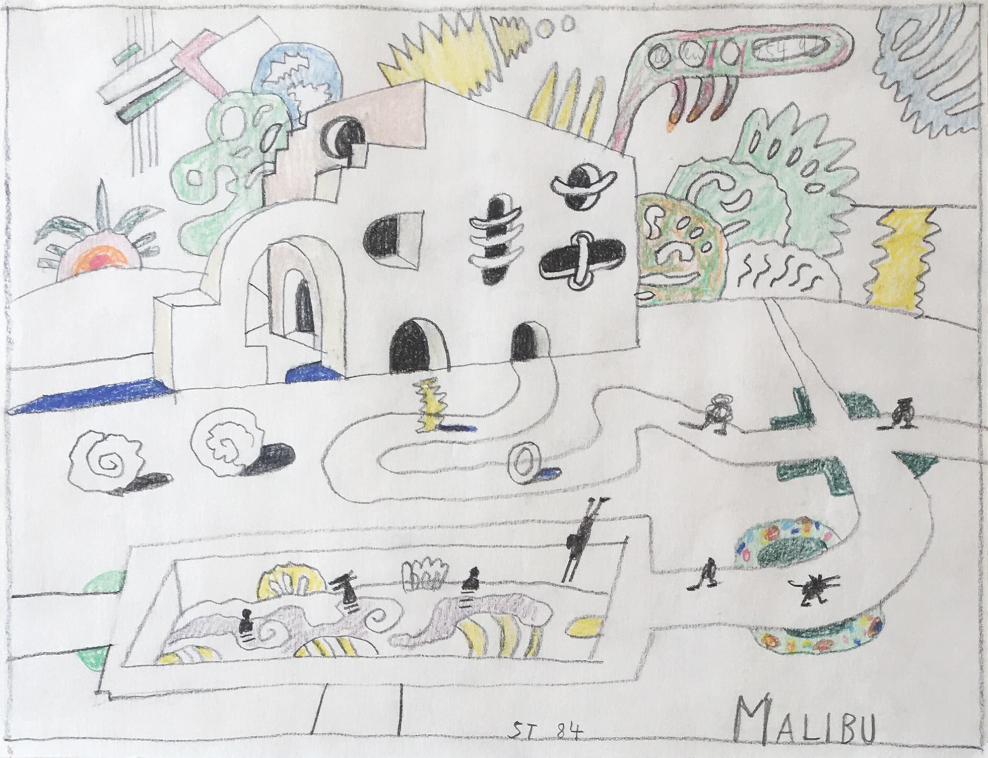 Malibu - Art di Saul Steinberg