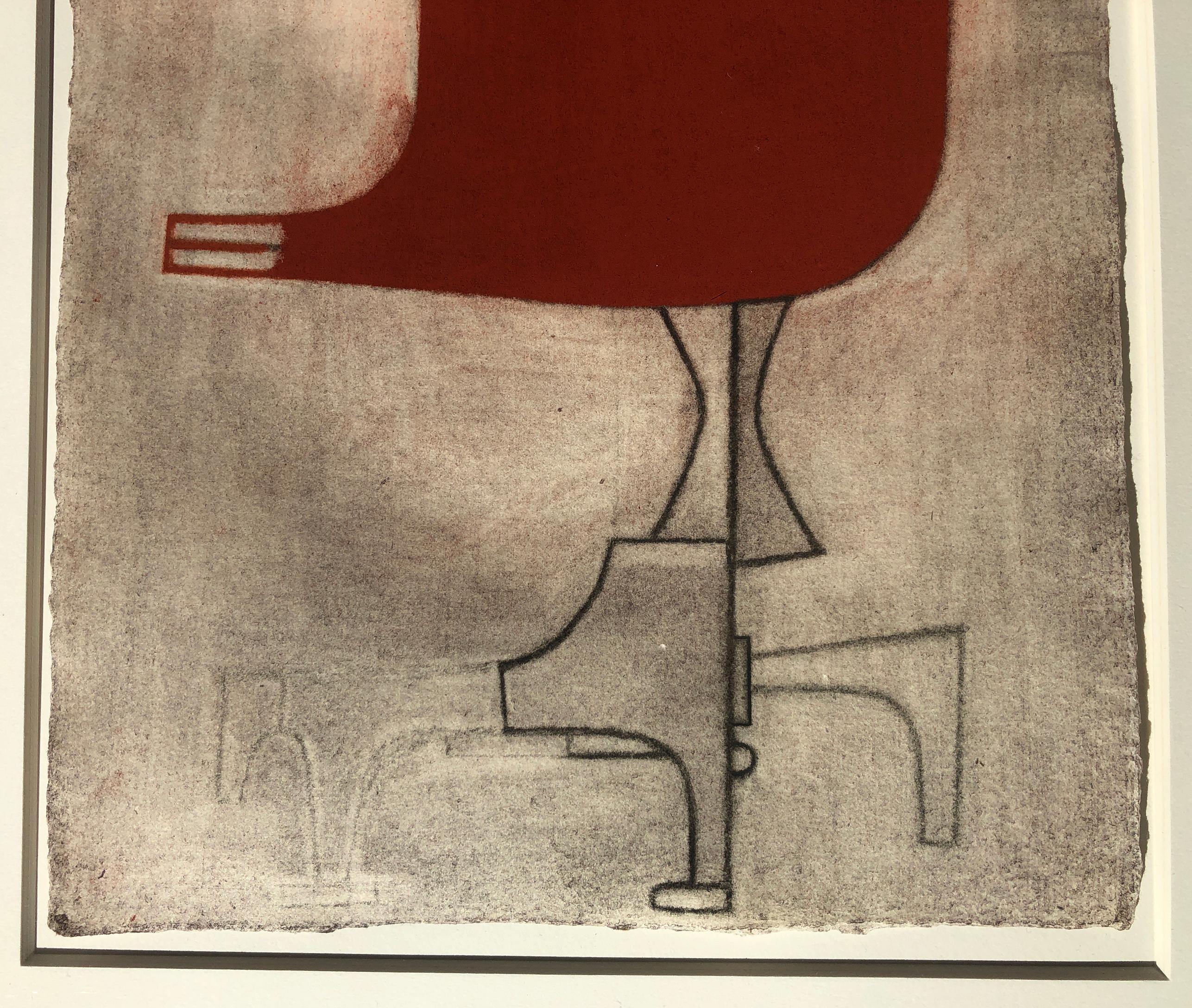 Sin título - Abstract Drawing Beige de David Storey