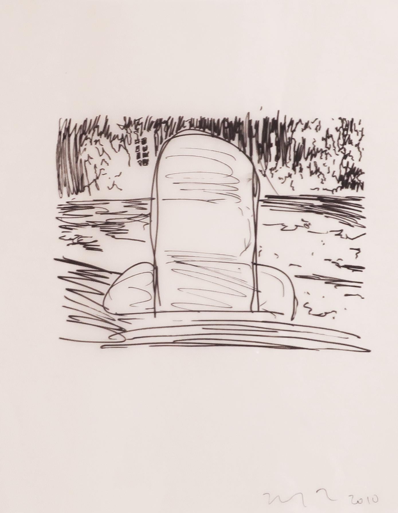 Einsame Erektion – Art von Nate Lowman