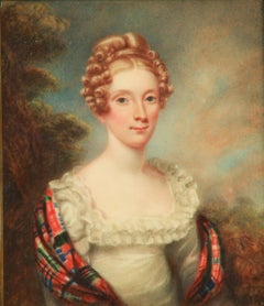 Portrait of a Young Lady by Ann Hall (1792-1863, American)