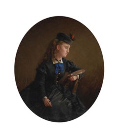 The Artist, Portrait by Benoni Irwin (1840-1896, American)