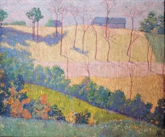Bare Trees, Landscape painting by Alice Lolita Muth (1887-1952, American)