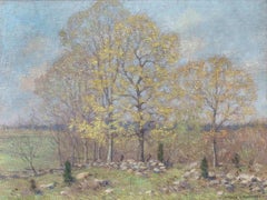 Vintage Early Spring Landscape by Clark Greenwood Voorhees (1871-1933, American)