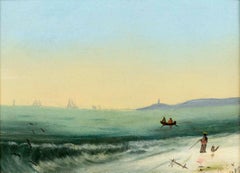 Coastal Landscape by American artist Mattie C. Voorhees 