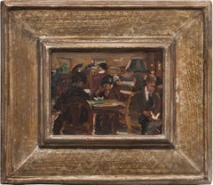 New York Public Library by Theresa Ferber Bernstein (1890-2002, American)