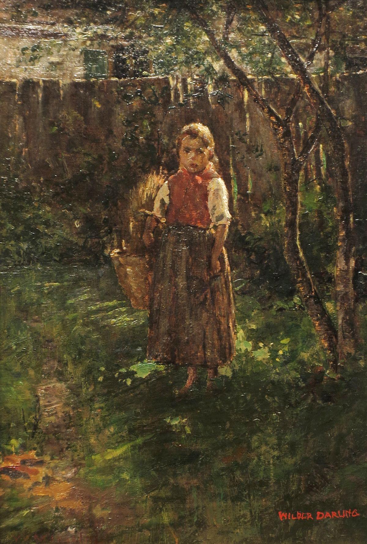 the wood gatherer painting