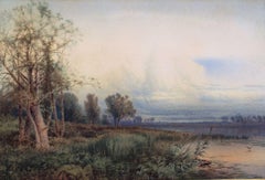 Montezuma Marsh, 1872 Hudson River School landscape by William Hart (1823–1894)