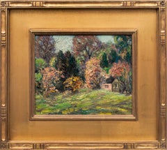 Spring in Central Park, Landscape by Laura Trevitte Horne (1891-1958, American)