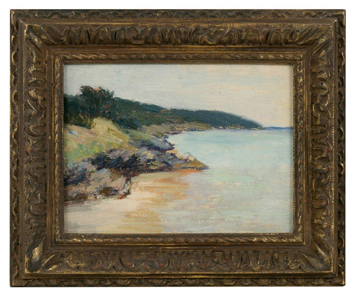 Shore View of Bermuda by Clark Greenwood Voorhees (1871-1933, American)  - Painting by Clark Voorhees