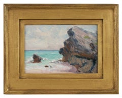 Bermuda Beach with Rocky Cliff, Clark Greenwood Voorhees (1871-1933, American)