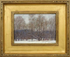 Winter Forest Landscape by Clark Greenwood Voorhees (1871-1933, American)