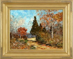 Autumn Landscape, Old Lyme by Clark Greenwood Voorhees (1871-1933, American)