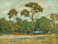At Hawk's Nest Beach, Old Lyme, Clark Greenwood Voorhees (1871-1933, American)