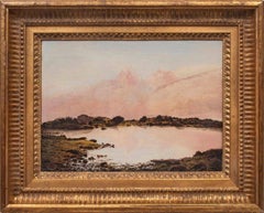 Milky Lake, Alps by Gustavus Frankenstein (1827-1893, German American)