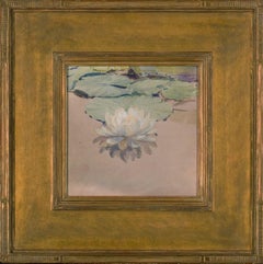 White Water Lily, 1912 Watercolor by George Walter Dawson (1870-1938, American)