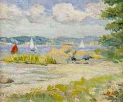 Shelter Island Heights, New York by Walter Cole Brigham (1870-1941, American)